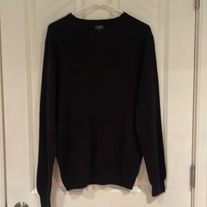 J. Crew 100% Cashmere Men’s Sweater Black Medium New With Tags NWT